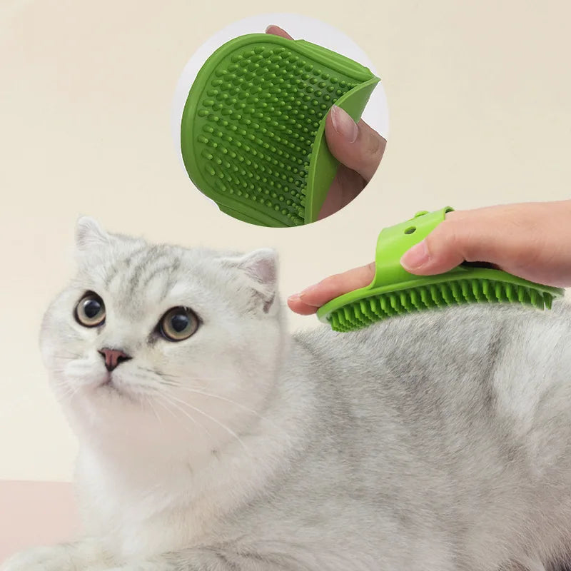 Dog Shower Brush Silicone Massage