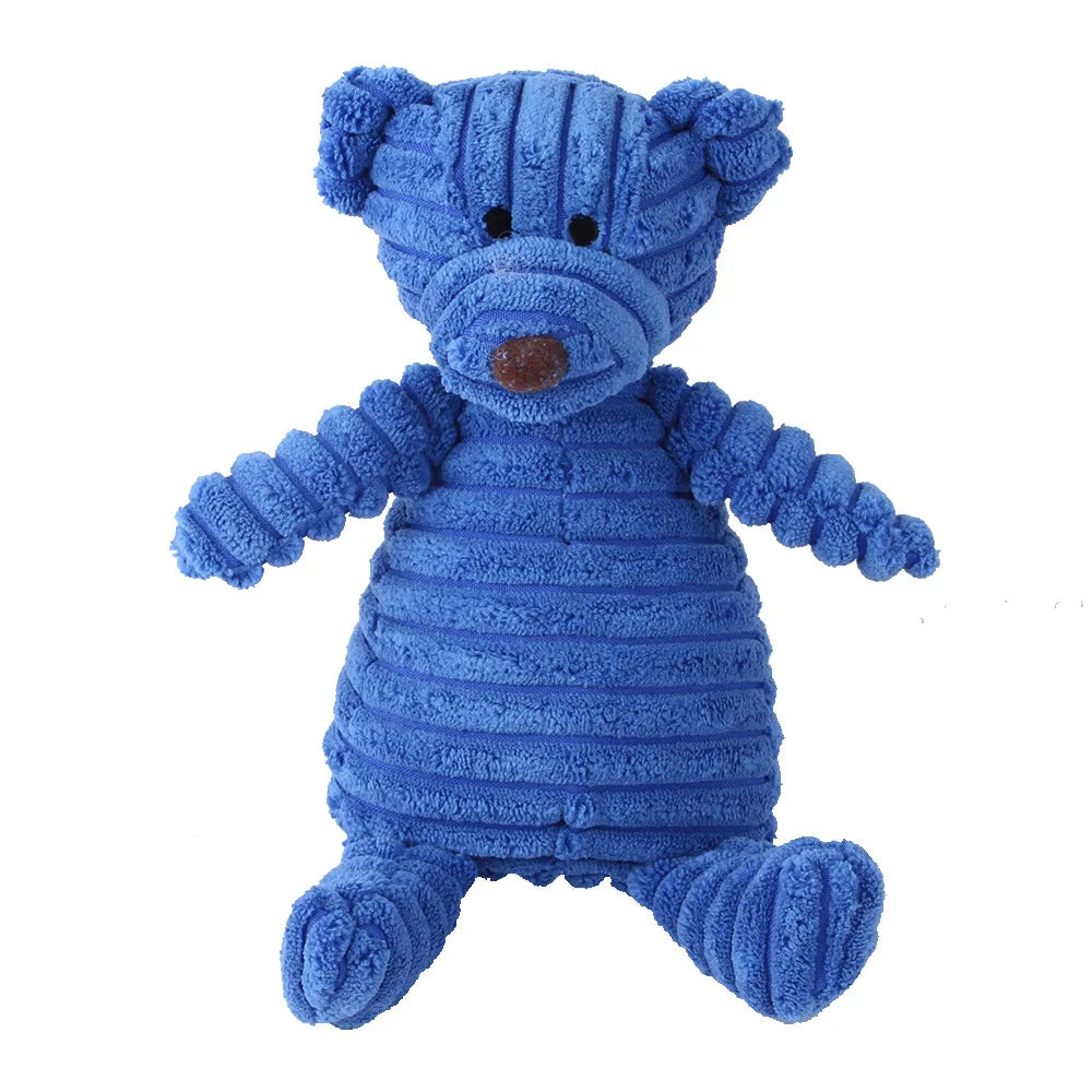 Plush Squeaky Dog Toy, Bite-Resistant
