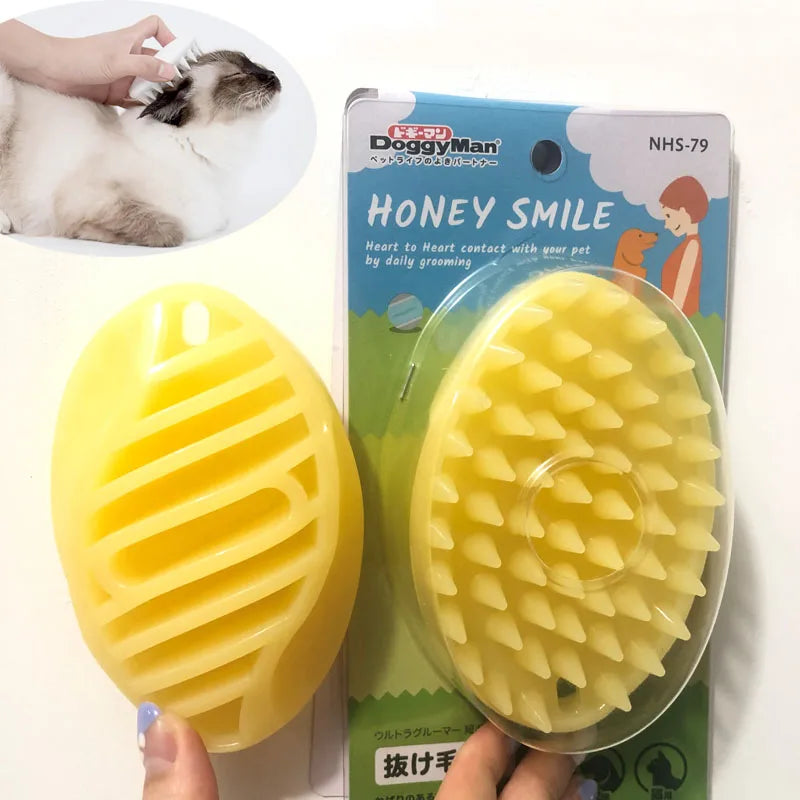 Pet Massage Brush for Dogs & Cats