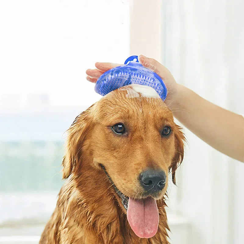 Dog Shower Brush Silicone Massage