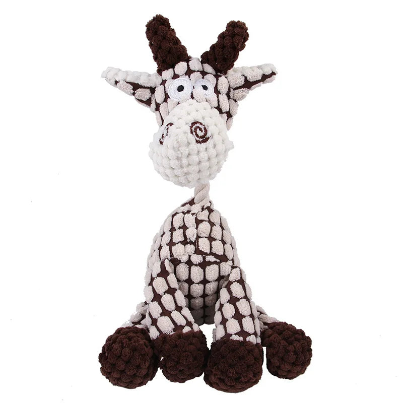 Plush Squeaky Dog Toy, Bite-Resistant