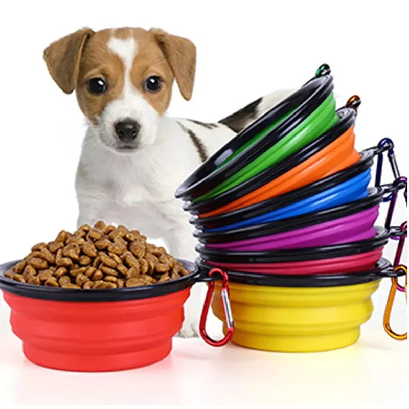 Folding Silicone Dog Bowl