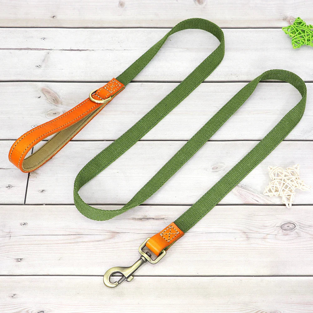Custom Nylon Dog Collar & Leash