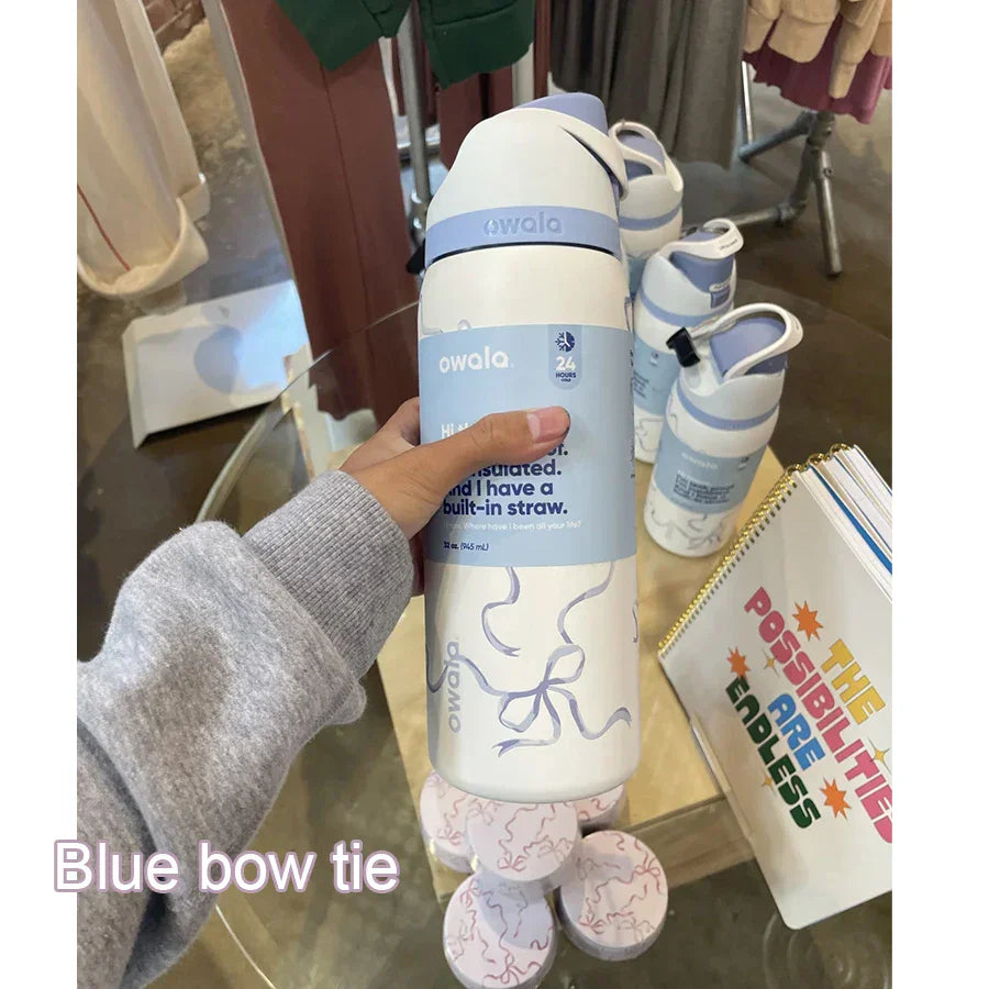 Owala Insulated Stainless Steel Free Sip Water Bottle -Blue