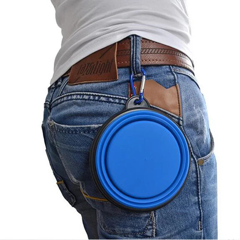 Folding Silicone Dog Bowl