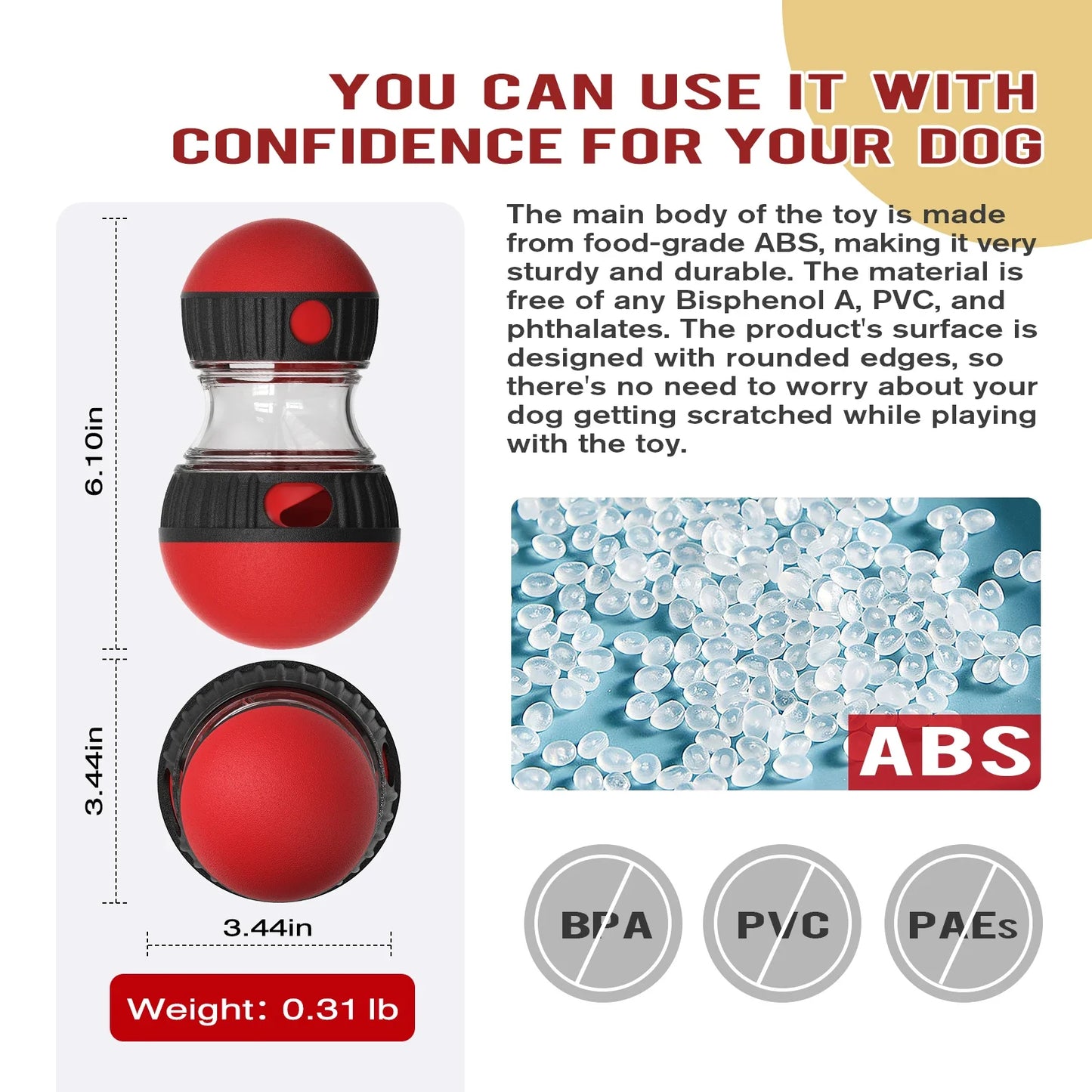 Interactive Dog IQ Toy Ball