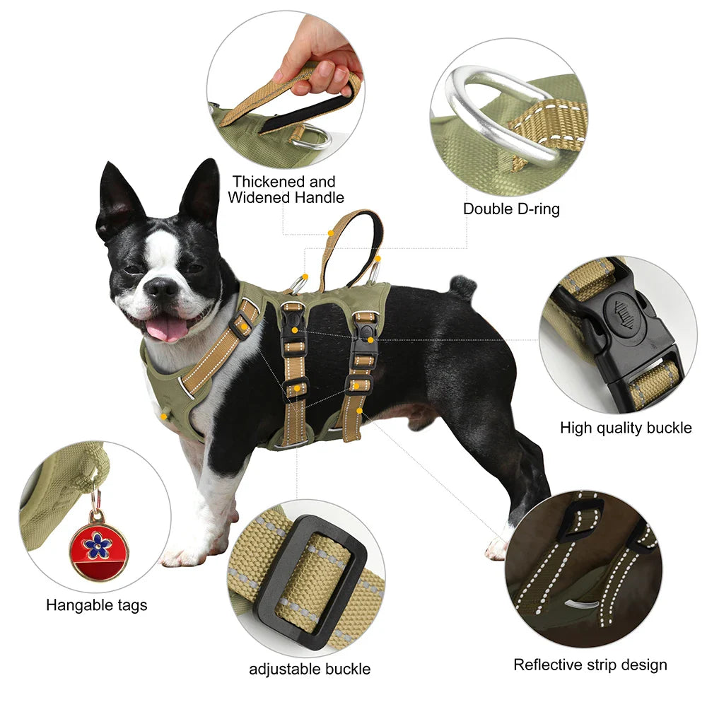 Waterproof Reflective Dog Harness Vest