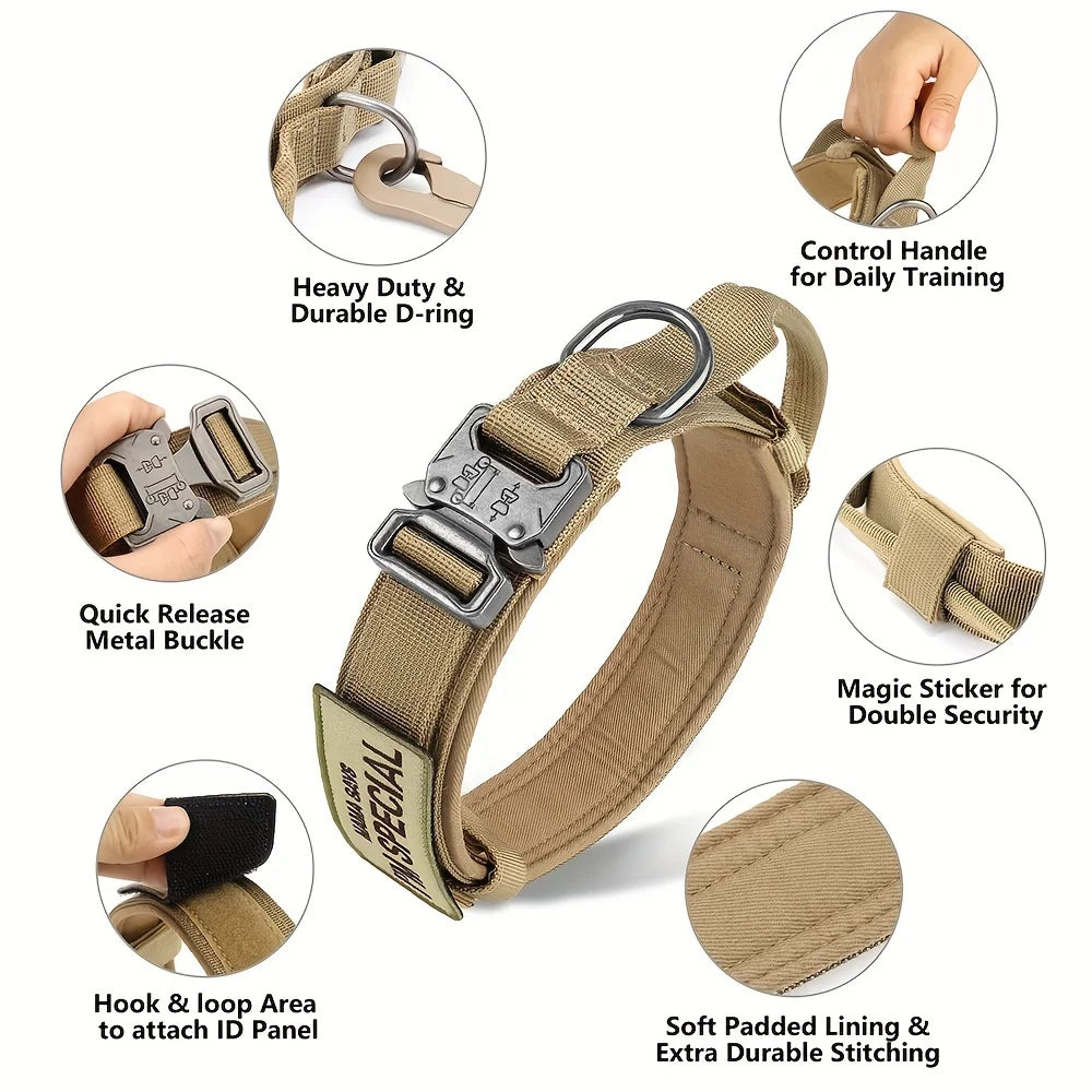 Tactical Dog Collar with Handle