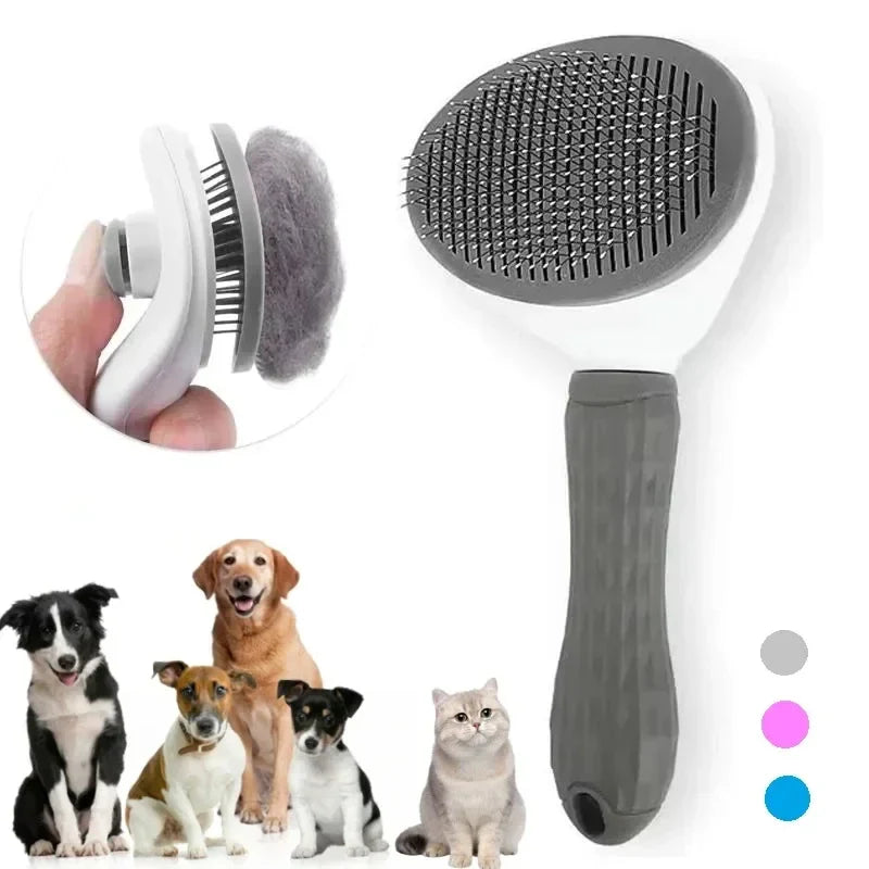 Self-Cleaning Dog & Cat Brush