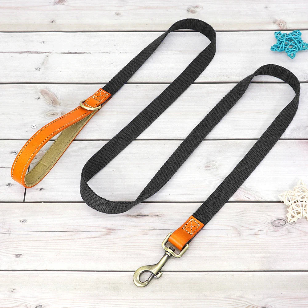 Custom Nylon Dog Collar & Leash
