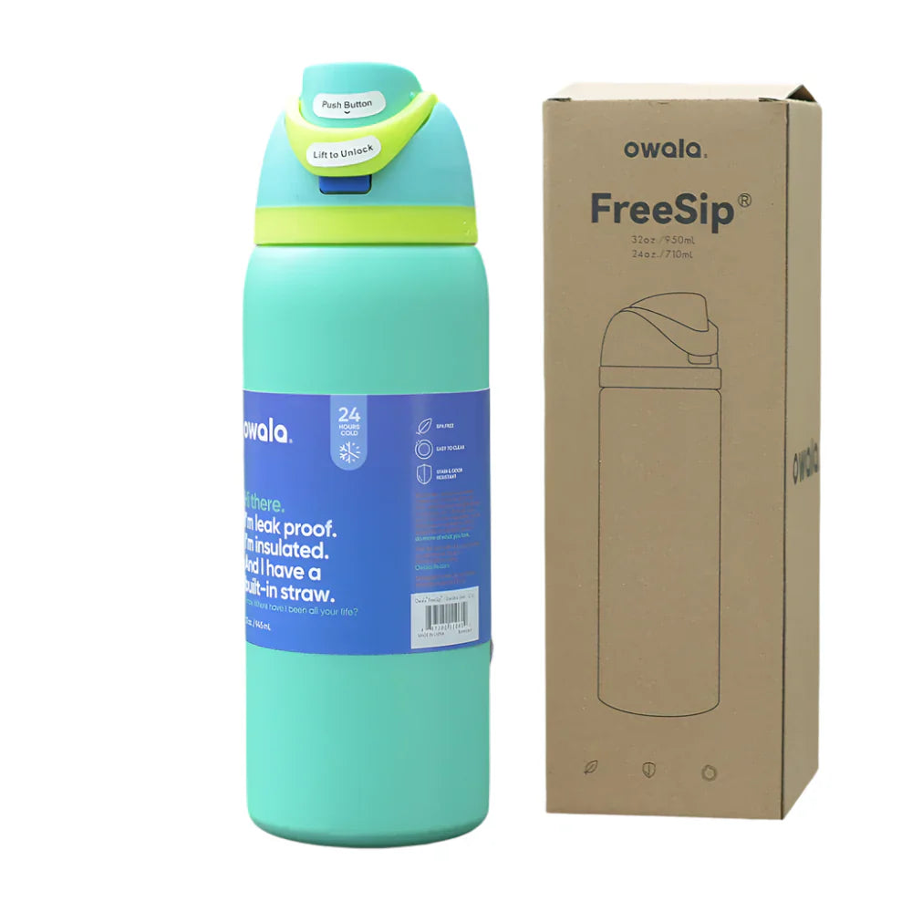 Owala Insulated Stainless Steel Free Sip Water Bottle -Blue