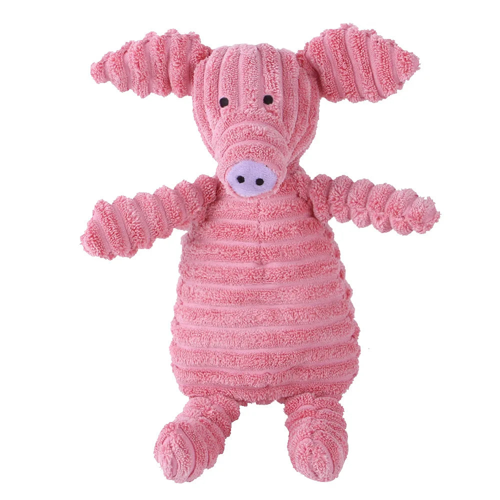 Plush Squeaky Dog Toy, Bite-Resistant
