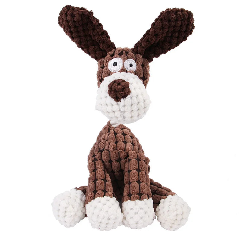 Plush Squeaky Dog Toy, Bite-Resistant