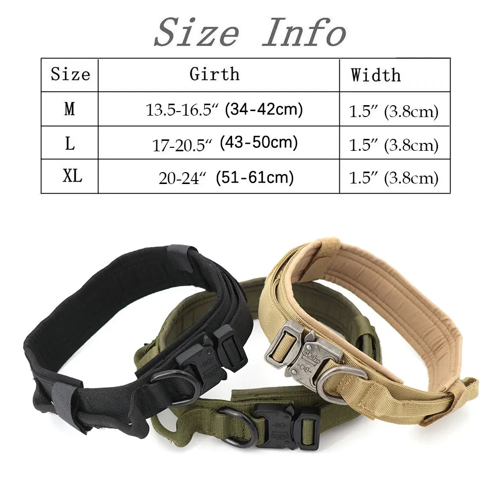 Tactical Dog Collar with Handle