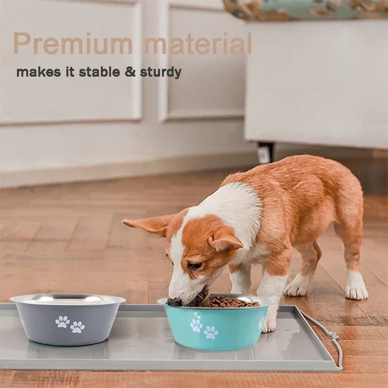 Non-Slip Stainless Steel Dog Bowl