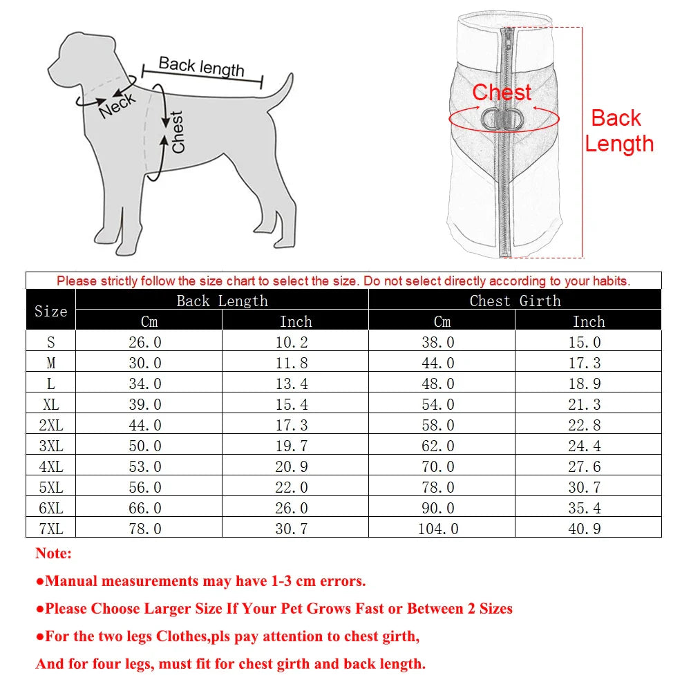 Waterproof Winter Dog Jacket