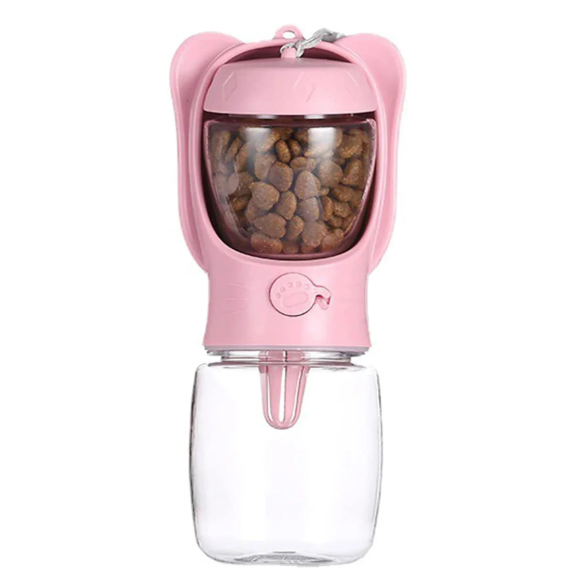 Dog Water Bottle with Food Container