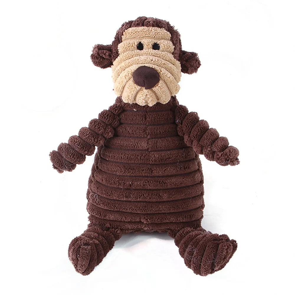 Plush Squeaky Dog Toy, Bite-Resistant