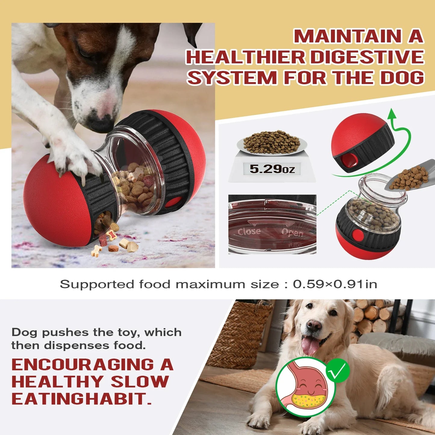 Interactive Dog IQ Toy Ball