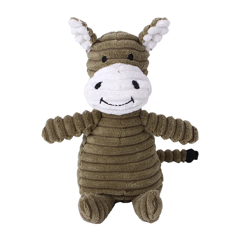 Donkey Dog Squeaky Plush Toy