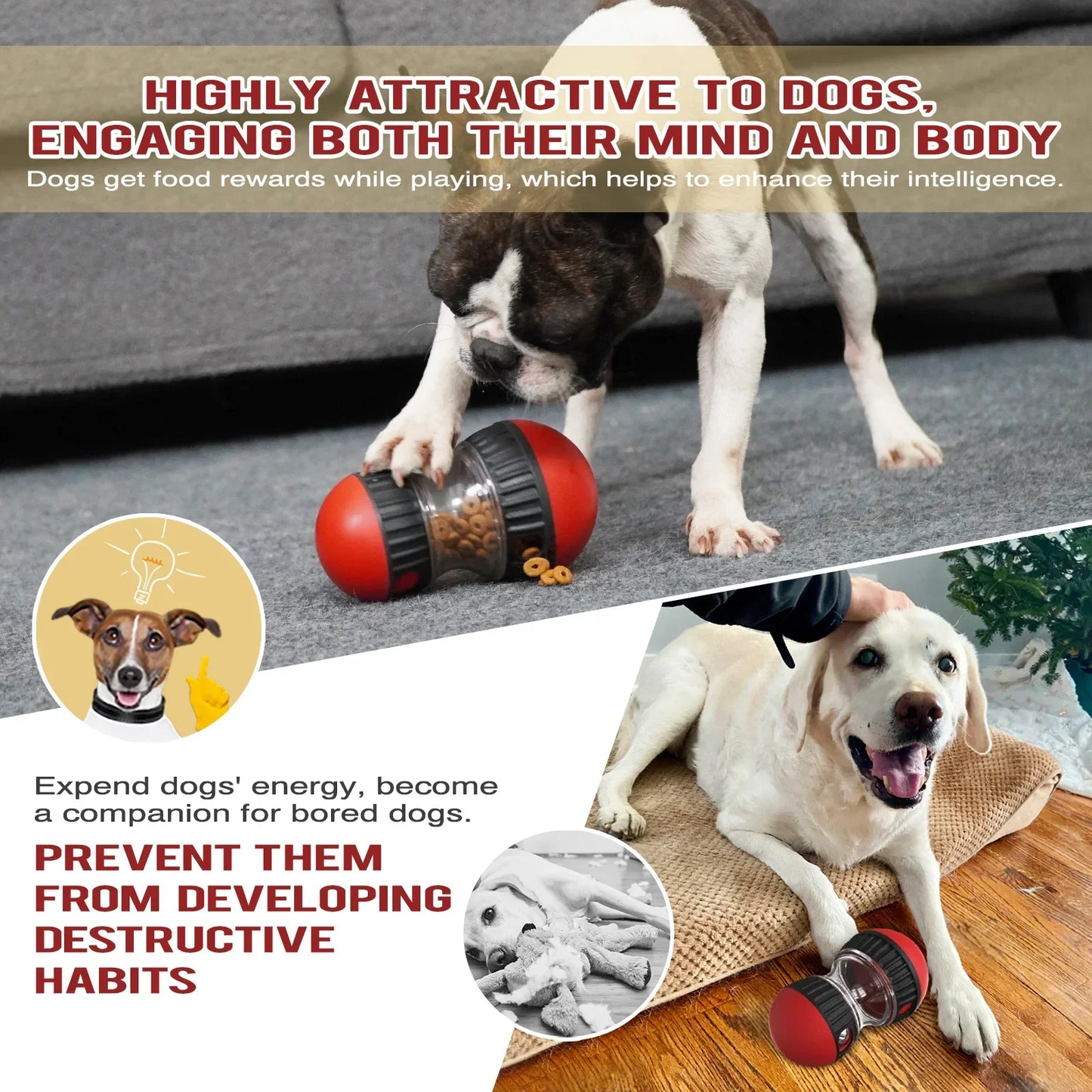 Adjustable Dog Slow Feeder Toy