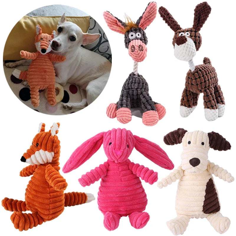 Donkey Dog Squeaky Plush Toy