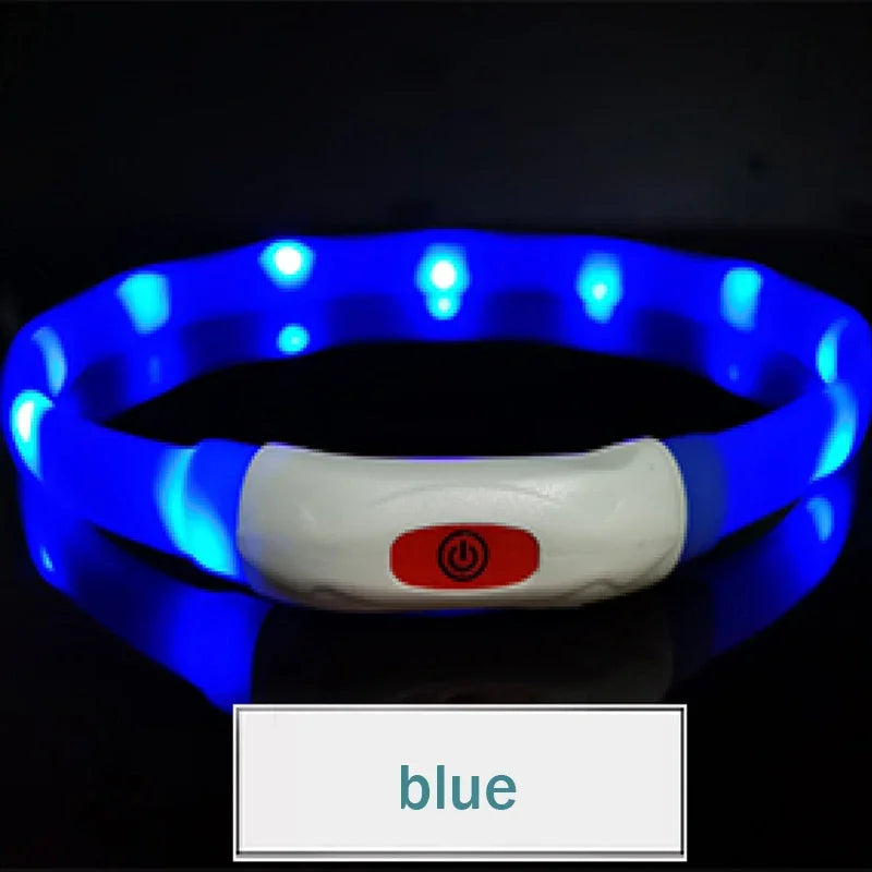 USB Rechargeable LED Dog Collar
