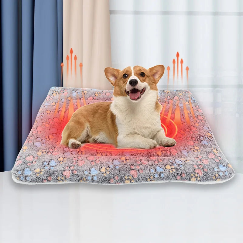 Soft Flannel Dog Bed Mat