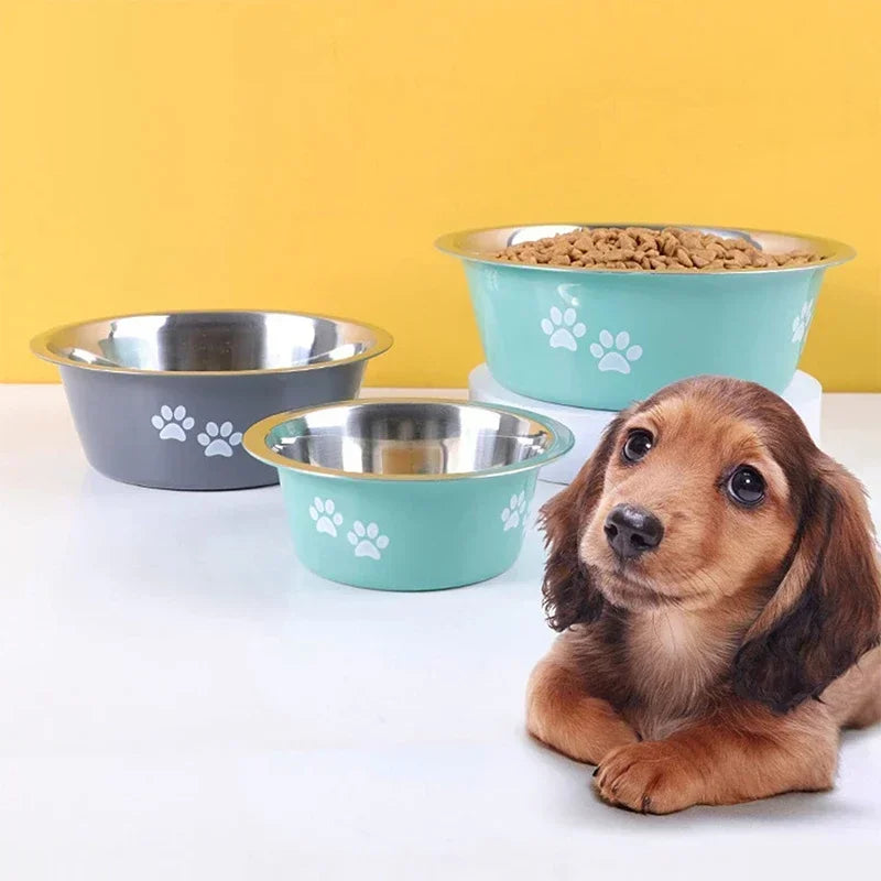 Non-Slip Stainless Steel Dog Bowl