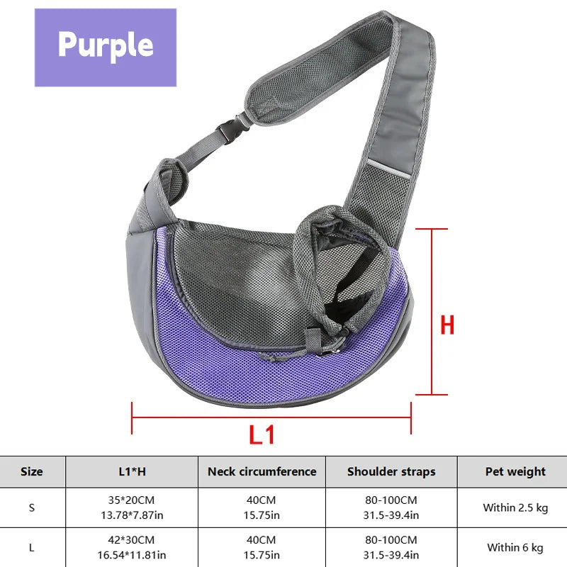 Dog Sling Carrier Backpack