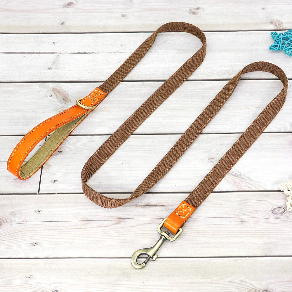 Custom Nylon Dog Collar & Leash
