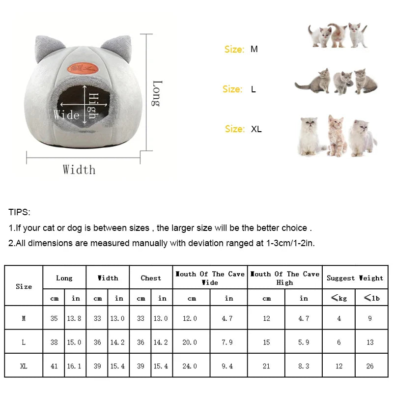 Multi-Shaped Warm Pet Nest