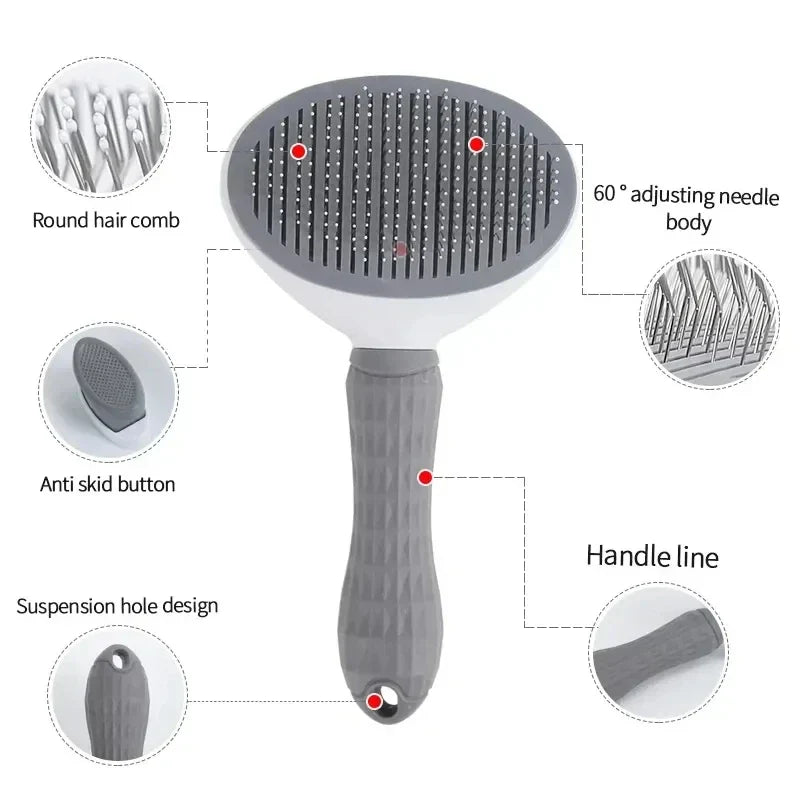 Self-Cleaning Dog & Cat Brush