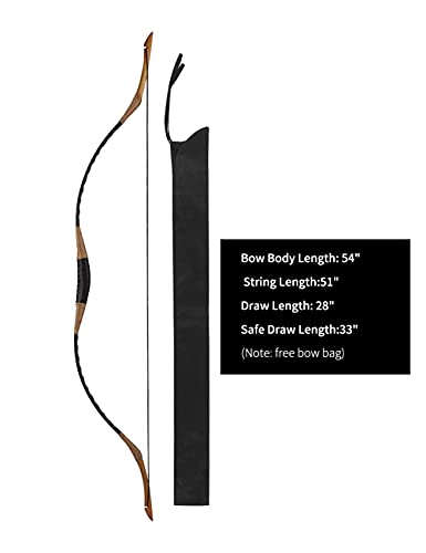 Hungarian Style Handmade Longbow Flagella Recurve Horsebow Archery 30LB