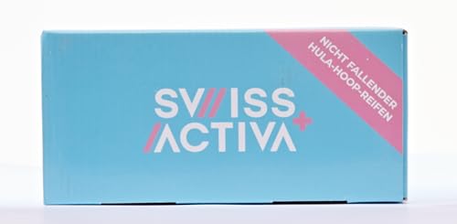 Swiss Activa+ S2 XXL Smart Hula Hoop Adult - Up to 47in for Plus Size XXL - Won't Fall Off - Weight Loss Hoop for Women - Smart Fitness Hula Hoop with Weight