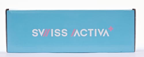 Swiss Activa+ S2 XXL Smart Hula Hoop Adult - Up to 47in for Plus Size XXL - Won't Fall Off - Weight Loss Hoop for Women - Smart Fitness Hula Hoop with Weight