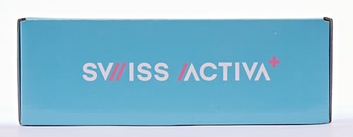 Swiss Activa+ S2 XXL Smart Hula Hoop Adult - Up to 47in for Plus Size XXL - Won't Fall Off - Weight Loss Hoop for Women - Smart Fitness Hula Hoop with Weight