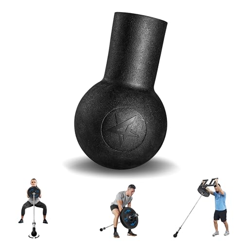 Yes4All Single Arm Landmine Handle for 2-inch Olympic Barbell - Anti Slip Handle (2.87), Black Single Landmine Handle