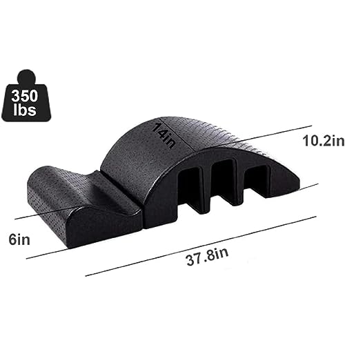 Pilates Spine Corrector,Pilates Yoga Wedge Massage Table,Detachable EPP Arc Foam Spine Corrector,for Back Pain Reliefback arc Spine Corrector,Spine Health,Balance Core Strengthening and Stretching