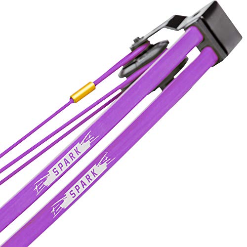 Bear Archery Spark Youth Bow Set, Ambidextrous, Flo Purple
