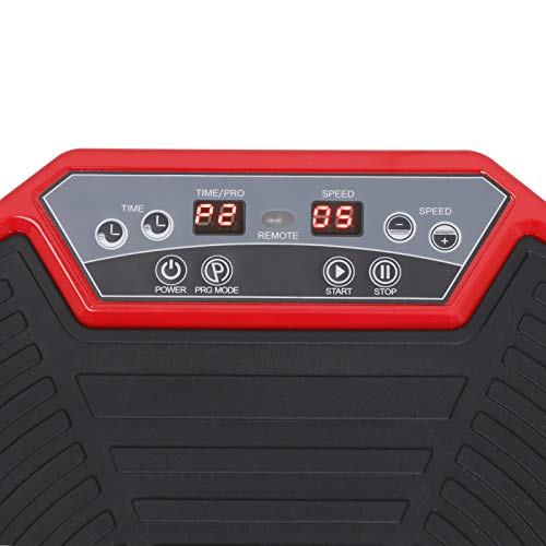 HomGarden Vibration Platform Fitness Vibration Plates Workout Massage Machine w/Bluetooth, 99 Levels Full Body Crazy Exercise Fit Equipment for Weight Loss, Black