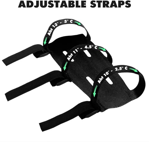 KESHES Archery Arm Guard - Adjustable Forearm Wrist Protector for Bow Hunting Accessories - 3" x 8" One Size Fits Youth & Adults, Right & Left Handed - Durable & Lightweight for Archery