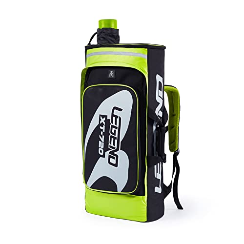 Legend - XT720 Recurve Bow Case (Blue) | Backpack Style Bag with Heavy Duty Foam Padding for Portable Protection of Recurve Bows & Risers up to 27" | Telescopic Arrow Tube Extends Up to 35"
