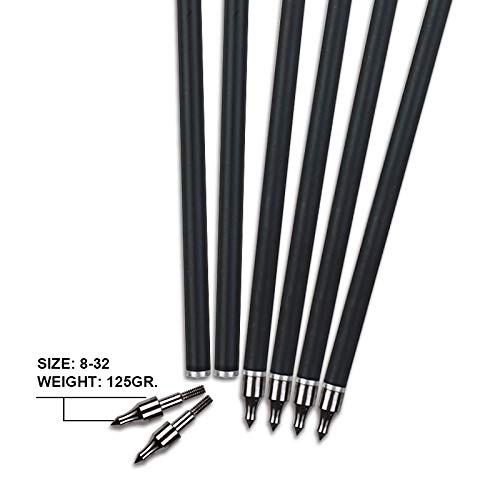 REEGOX Crossbow Bolts 16/18/20 inch Bio Crossbow Arrows with Moon Nocks and Removable Tips (Pack of 12) (20"-Yellow)