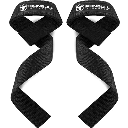 Lifting Straps (1 Pair) - Padded Wrist Support Wraps - For Powerlifting, Bodybuilding, Gym Workout, Strength Training, Deadlifts & Fitness Workout (Pink - No Padding)