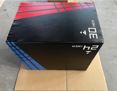 XDDAIS 3-in-1 Foam Plyometric Jump Box,Heavy Duty Foam Plyo Box Covered with 3MM Anti-Slip Particles,440lb Weight Capacity Box Jumps for Home Gym Fitness Workout Training (Small Size(20x16x14))