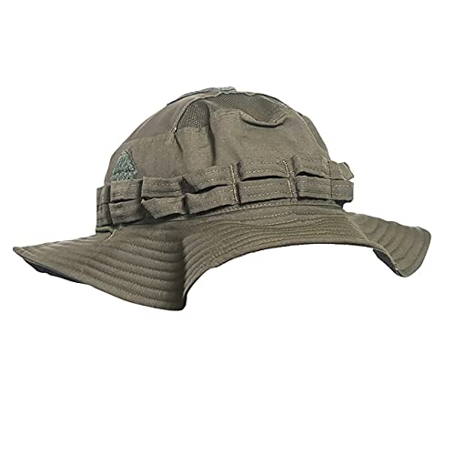 UF Pro Striker Gen 2 Boonie Hat - Military Tactical Brim Hat, Sun Cap for Men Hunting Fishing Outdoor Camping, Brown Grey Small