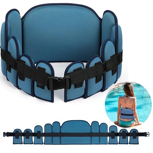 Aqua Belt Water Aerobics Equipment: Sportneer Swimming Pool Exercise Aqua Float Belts Jogger Floatation Buoyancy Belt Aquatic Training Accessories for Adults Youth Fitness Workout Therapy L