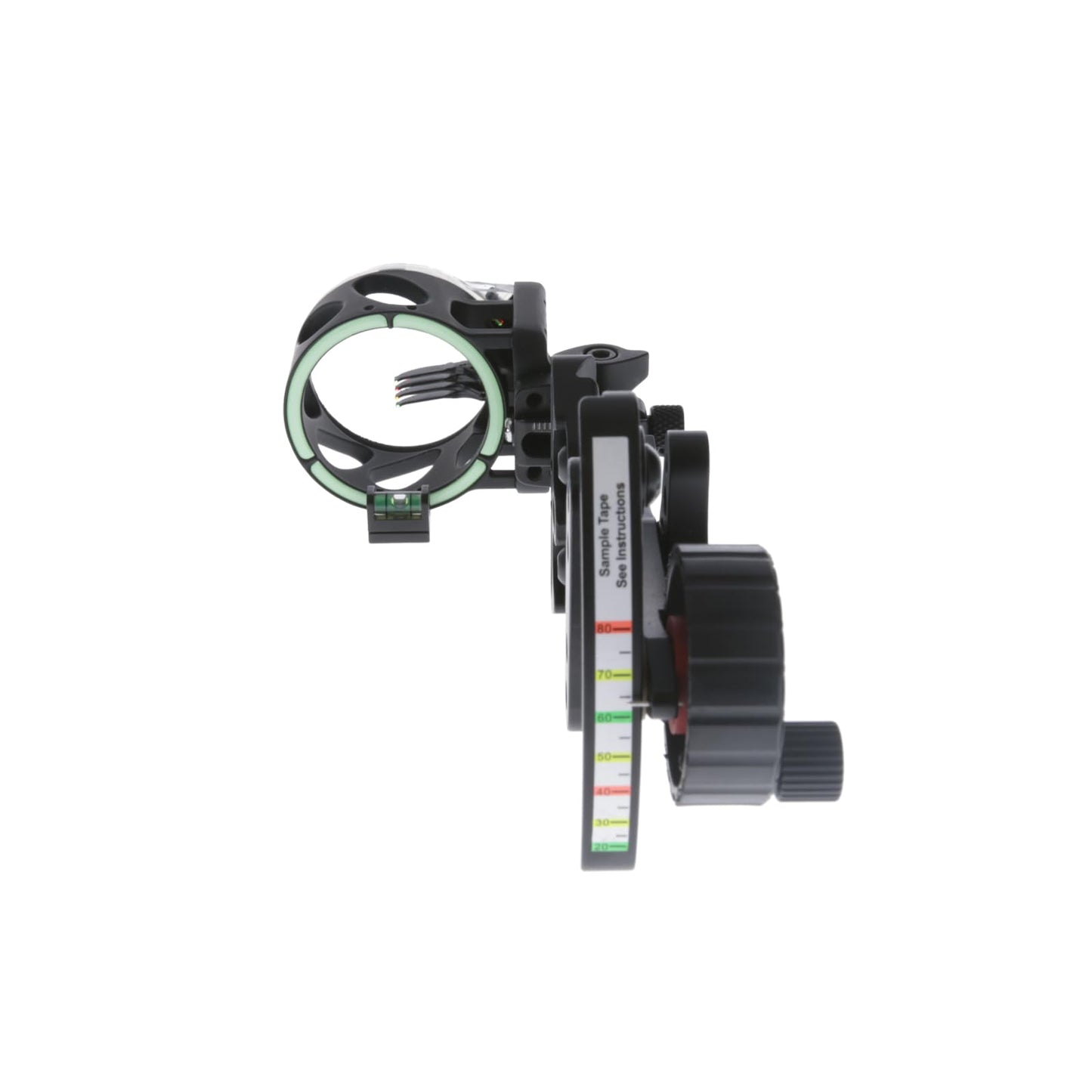 TRUGLO Range Rover М4 4-Pin Highly-Visible Micro-Adjustable Archery Hunting Bow Sight - Adjustable Quiver Mount Included - Left-Handed