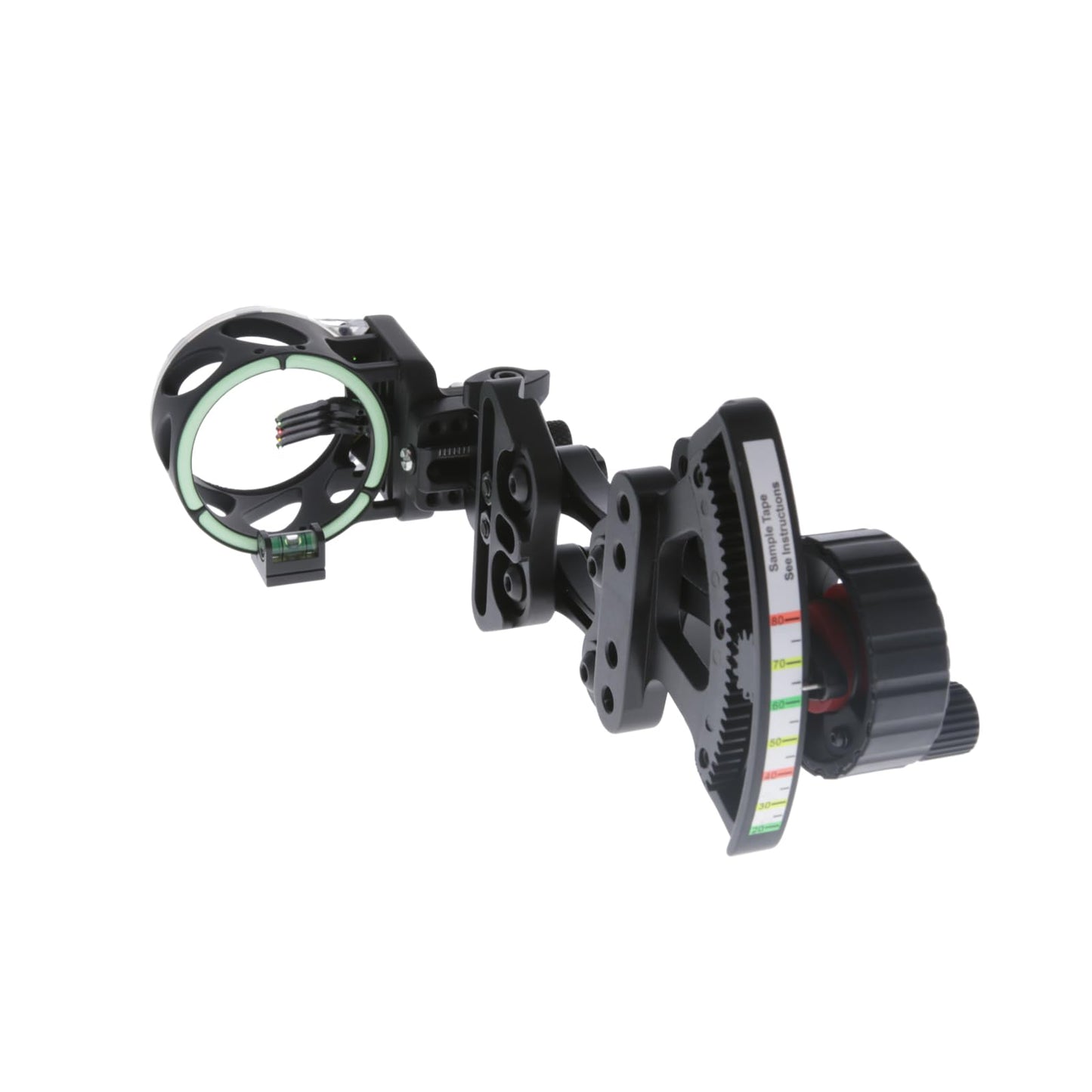 TRUGLO Range Rover М4 4-Pin Highly-Visible Micro-Adjustable Archery Hunting Bow Sight - Adjustable Quiver Mount Included - Left-Handed